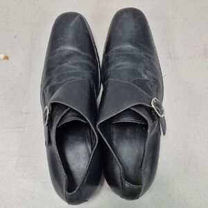 Men's Black Leather Dress Shoes